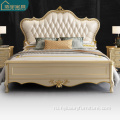 роскошная твердая деревянная кровать в мебели для спальни